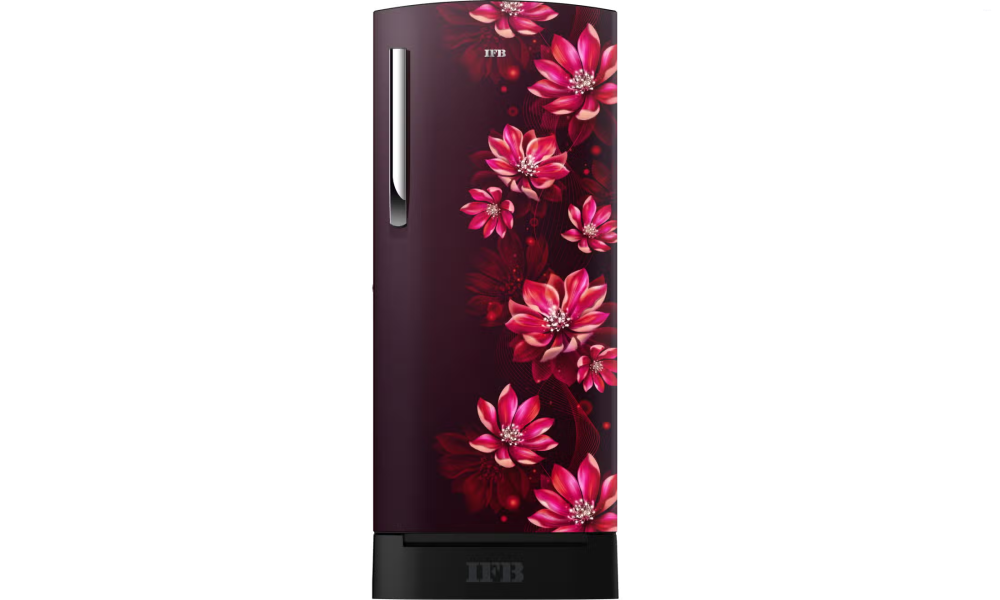 IFB Metal-Cool 187 L 2 Star Direct Cool Refrigerator, Flower Pattern, WILD FLOWER RED, Fixed Speed Compressor 2026