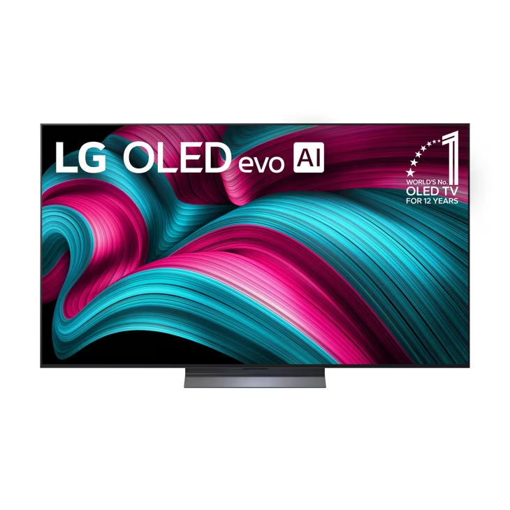 LG evo AI C5 164 cm (65 inch) OLED Ultra HD (4K) Smart WebOS TV with Alpha 9 AI Processor 4K Gen8 Brightness Booster AI Picture Pro Dolby Vision AI Sound Pro  Dolby Atmos Up to 144Hz Variable Refresh