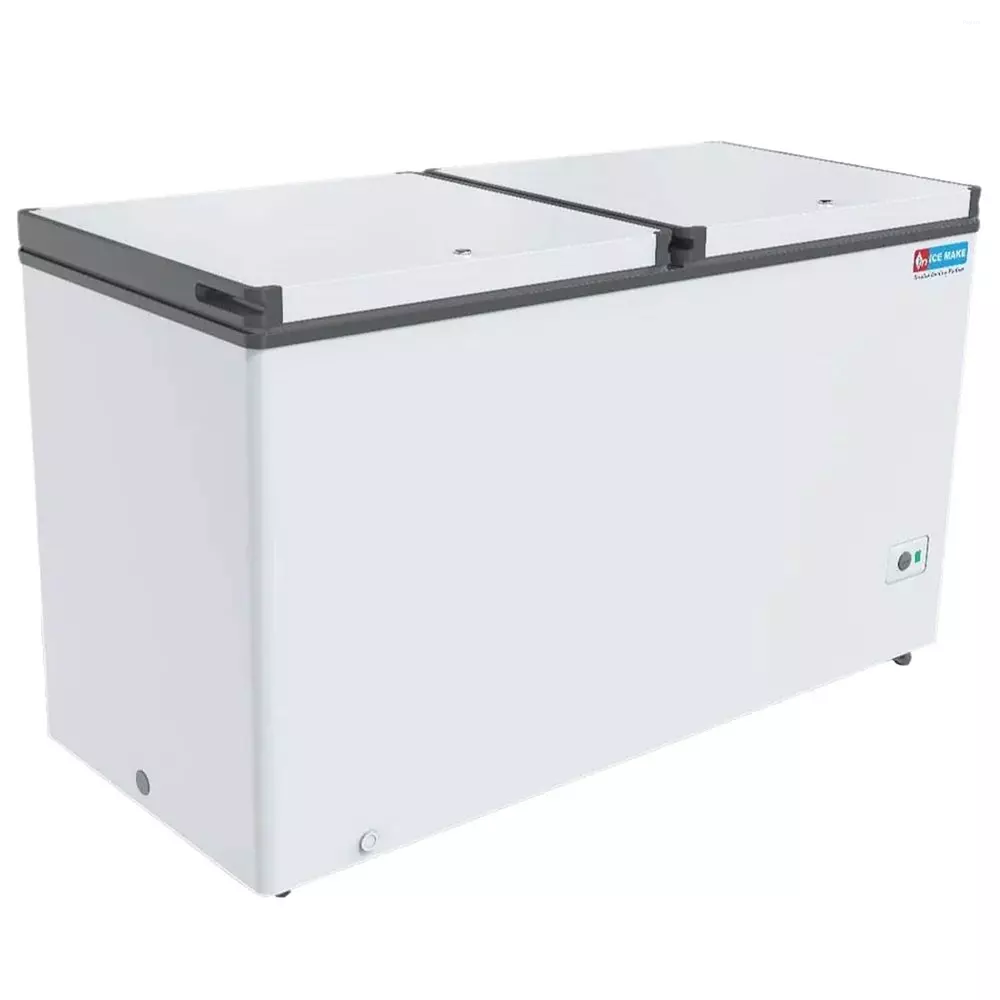 ICE MAKE Hard Top Deep Freezer 300 L Double Door Convertible