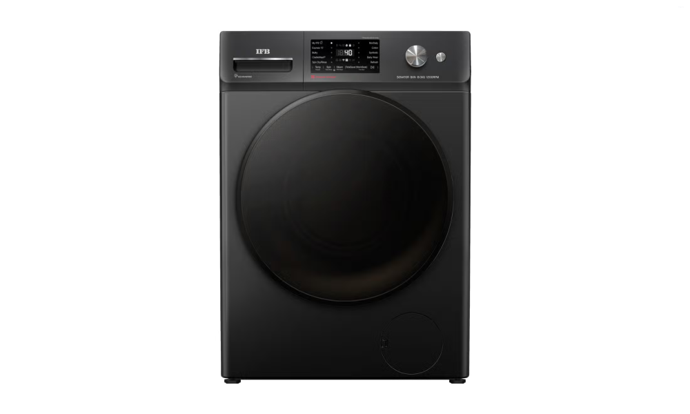 IFB Senator BXN 8012K 8 Kg Black Front Load Washing Machine with AI Technology, Wi‑Fi, Voice Control & Power Steam