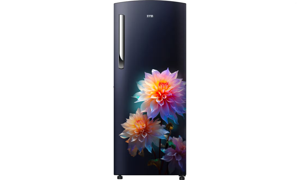 IFB Metal-Cool 222 L 3 Star Direct Cool A, Flower Pattern, DIVINE BLISS BLUE, Fixed Speed Compressor 2025