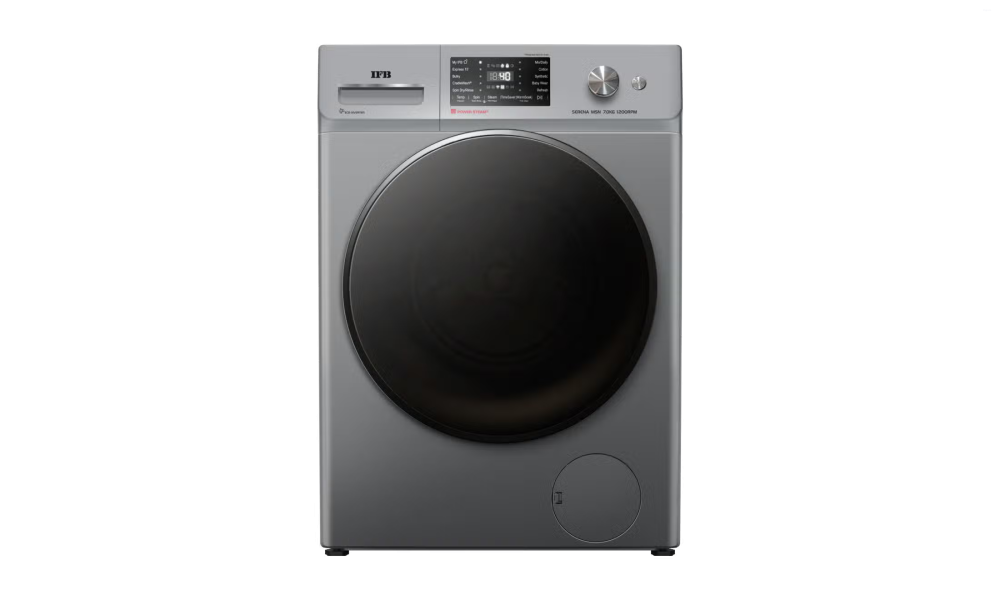 IFB Serena MSN 7012K 7 Kg Metallic Silver Front Load Washing Machine with AI Technology, Wi‑Fi, Voice Control & Power Steam