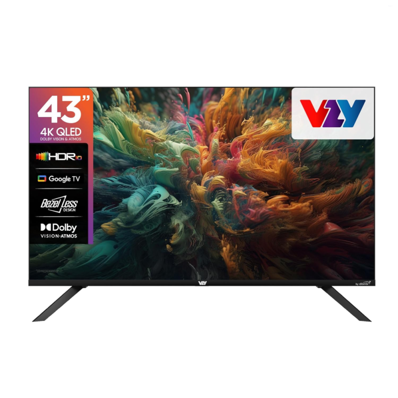 VZY TV 43 Inch 4K UHD Smart TV