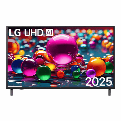 LG AI UA8250 108 cm (43 inch) Ultra HD (4K) LED Smart WebOS TV 2025 Edition with Alpha7tH Ultra AI Processor 4K Gen8 | AI Picture Pro NEW AI Magic Remote Compatible | AI Sound Pro (9.1.2 ch) | Dolby A