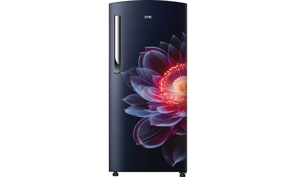 IFB Advance-Cool 187 L 3 Star Direct Cool Refrigerator, Flower Pattern, IRIS PETAL BLUE, Inverter Compressor 2026