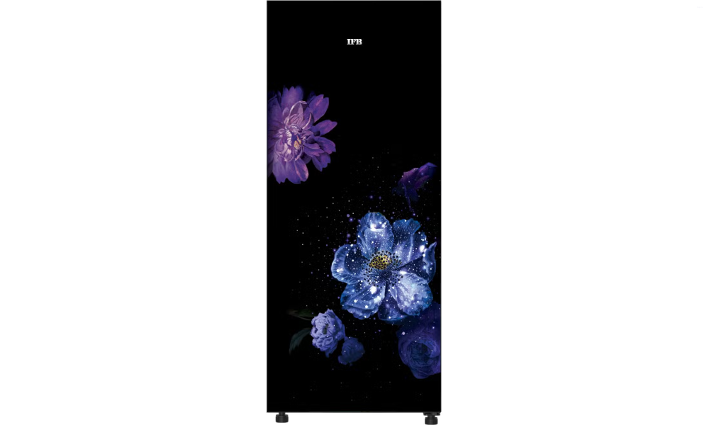 IFB Metal-Cool 187 L 3 Star Direct Cool Refrigerator, Glass Finish, Floral Joy, Fixed Speed Compressor 2025