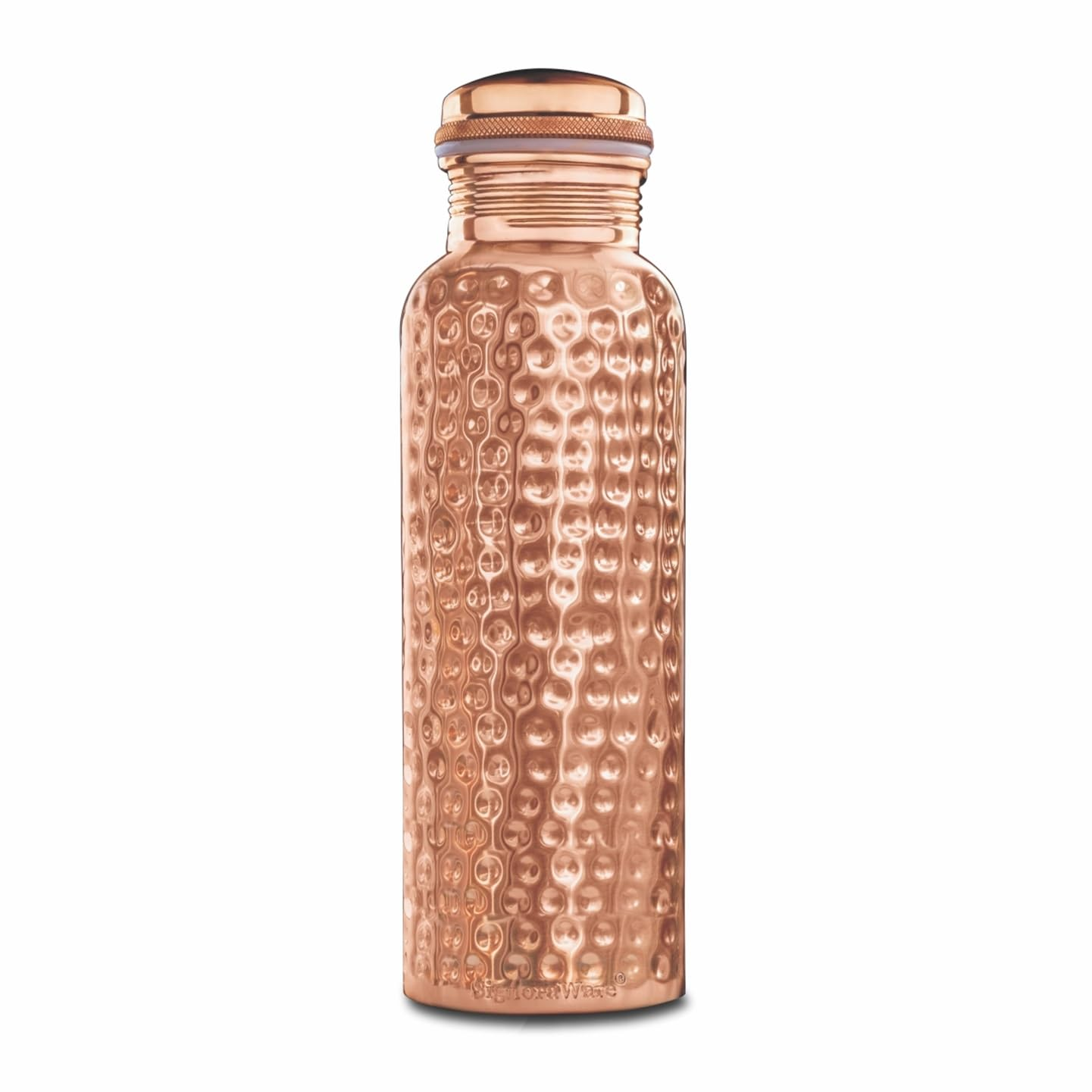 Signoraware Oxy Hammered Copper Bottle, 1000ml, Set of 1, Copper