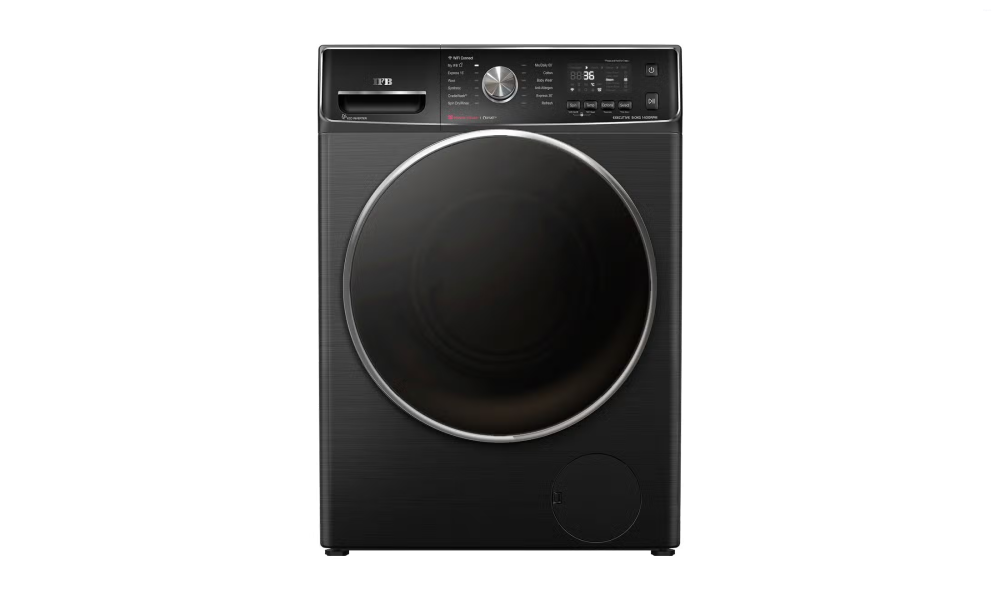 IFB Executive BHC 9014 SSLC 9 Kg Black Premium Front Load Washing Machine with AI Technology, Wi‑Fi, Voice Control & Power Steam