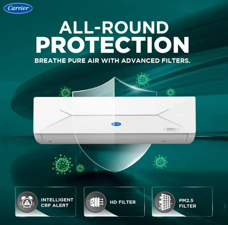 Carrier 1.5 Ton 3 Star Inverter Split AC 3 Star