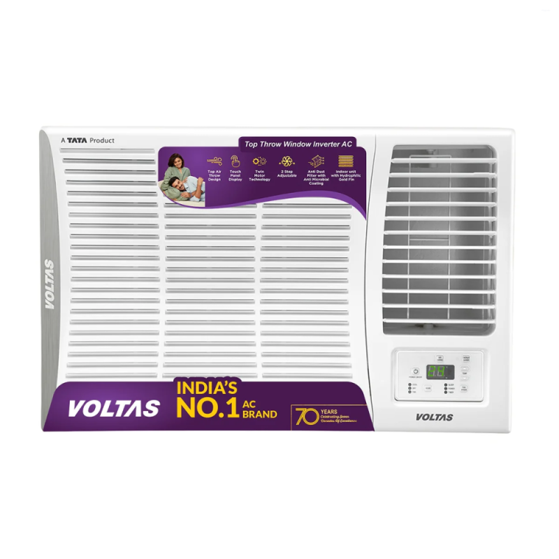 Voltas Window Air Conditioner, 1.5 Ton, 5 Star - 185INV Elite