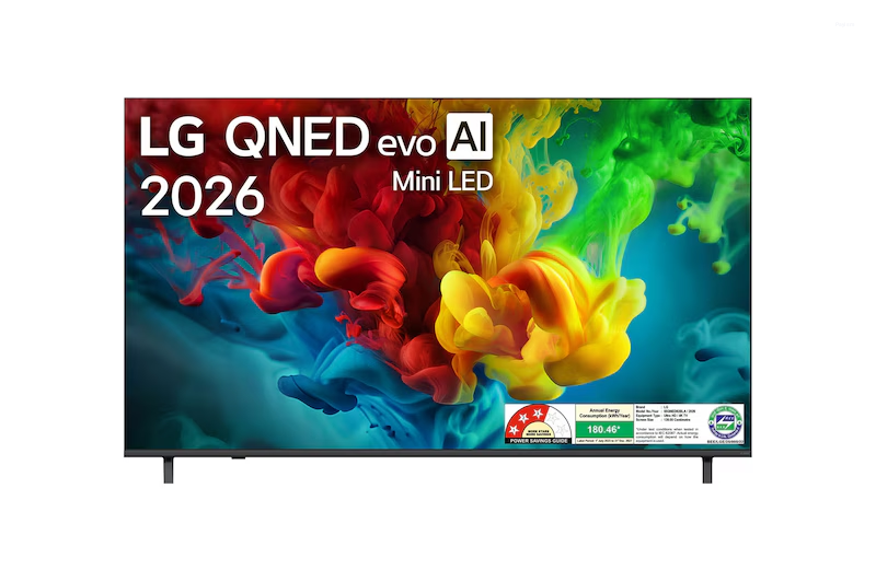 LG QNED evo AI 4K MiniLED TV 55QNED82BLA with α8 AI Processor Gen3, with Dolby Atmos 2026