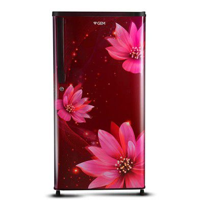 "GEM 215 L 1 Star Direct-Cool Single Door Refrigerator (GRDN-2302GLWTV, Galaxy Wine)"