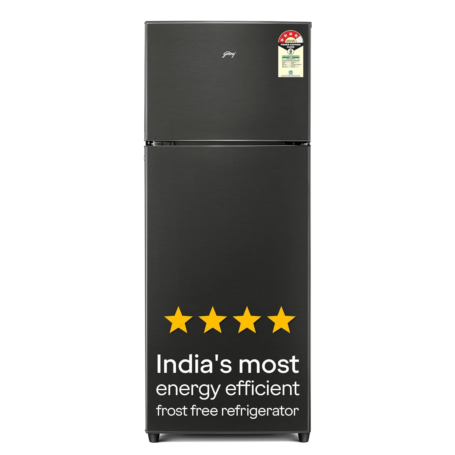 Godrej 244 L Frost Free Double Door 4 Star Convertible Refrigerator  with 6-In-1 Convertible Freezer With 95%+ Food Surface Disinfection (Fossil Steel Grey, RT EONVALOR 280D RCIF FS ST)