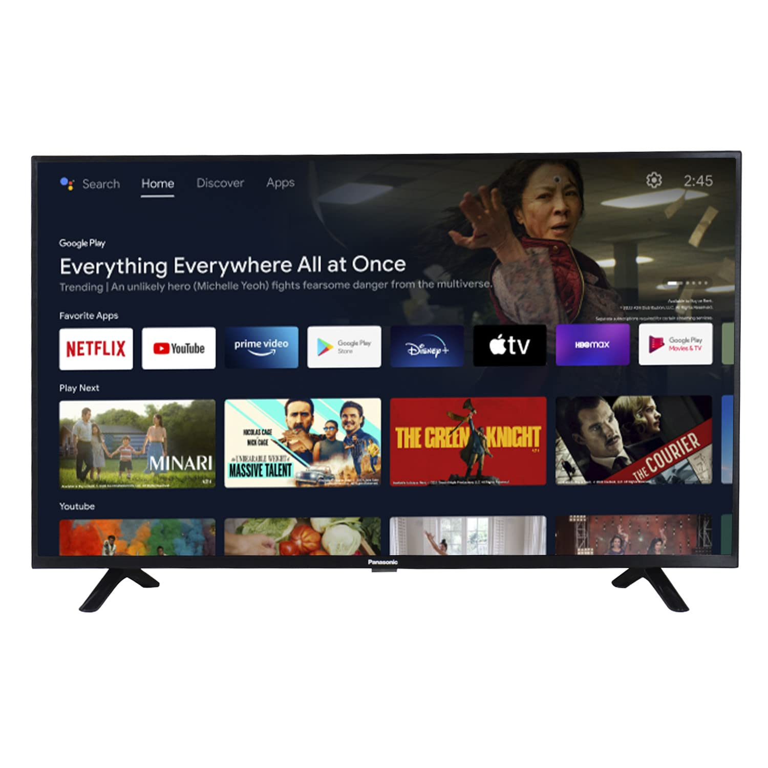 Panasonic 108 cm (43 inch) Full HD LED Smart Android TV with Voice Assistant (TH-43LX680DX)