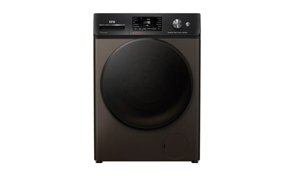IFB Senator MBN 8014K 8 Kg Mocha 1400 RPM Front Load Washing Machine with AI Technology, Wi‑Fi, Voice Control & Power Steam