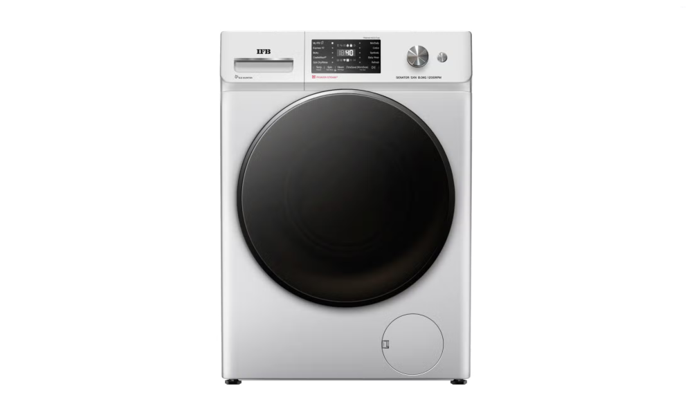 IFB Senator SXN 8012K 8 Kg Silver Front Load Washing Machine with AI Technology, Wi‑Fi, Voice Control & Power Steam