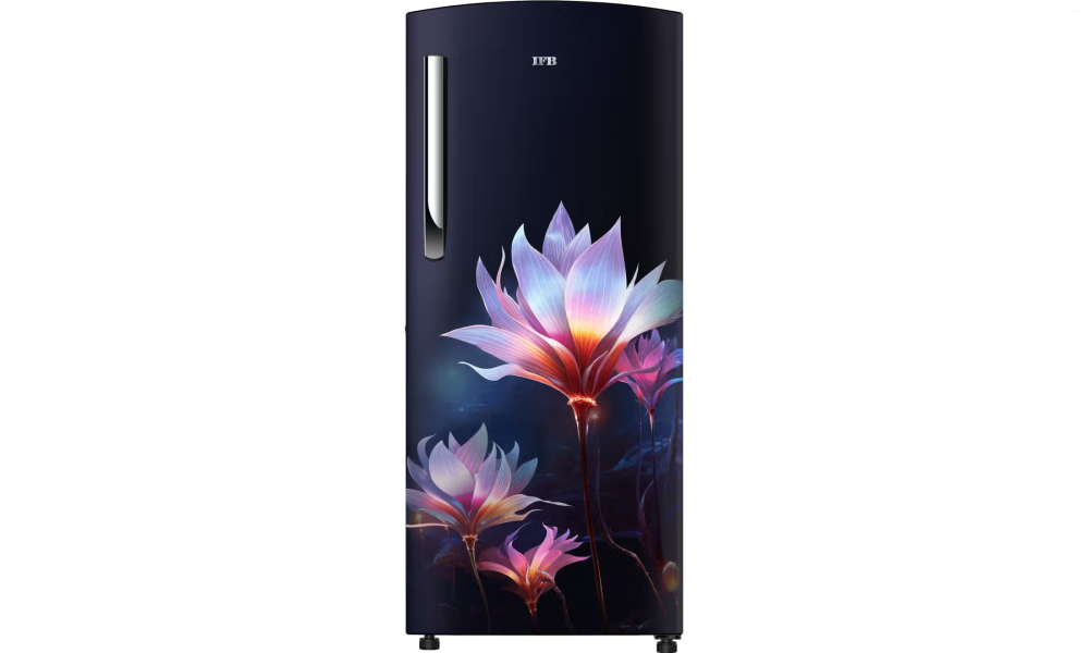 IFB Advance-Cool 206 L 5 Star Direct Cool Refrigerator, Flower Pattern, PARADISE DREAM BLUE, Inverter Compressor 2025
