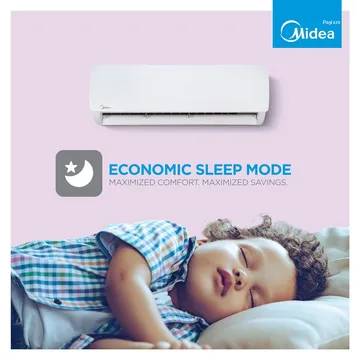 Midea 1.5 Ton 3 Star AI Gear Inverter Split AC, 5 Year Comprehensive Warranty (Copper, Convertible 4-in-1 Cooling,HD Filter with Auto Cleanser, SANTIS PRO+ DELUXE, MAI18SP3R34F0,White)