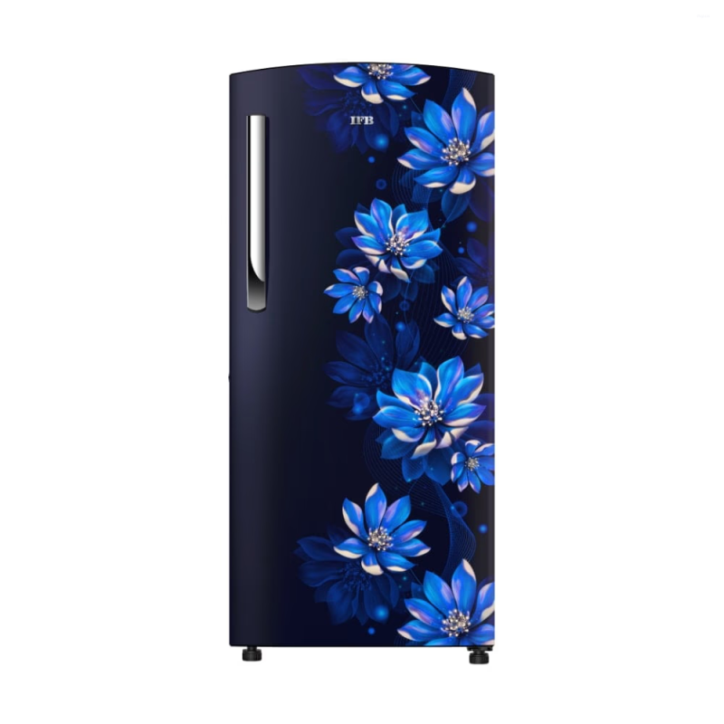 IFB Metal-Cool 187 L 2 Star Direct Cool Refrigerator, Flower Pattern, LUSH BLUSH BLUE, Fixed Speed Compressor 2026
