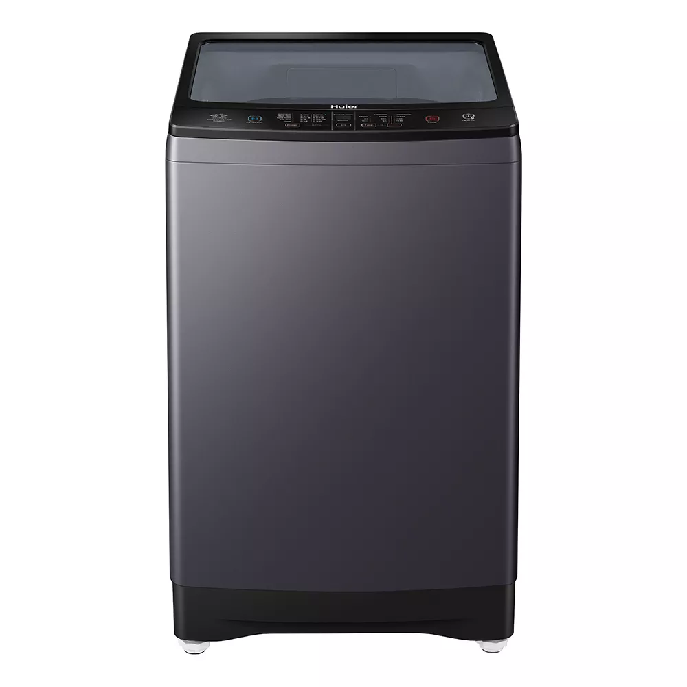 Haier 7.5 kg Fully Automatic Top Load with In-built Heater Black, Grey (HWM75-H826S6)